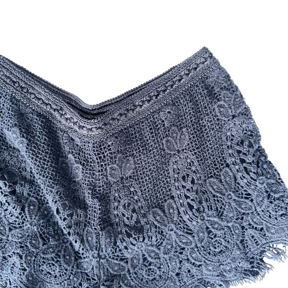 FIRE LOS ANGELES BOHEMIAN STYLE CROCHET SHORT SHORTS IN BLACK SZ S 100% COTTON - Picture 14 of 16